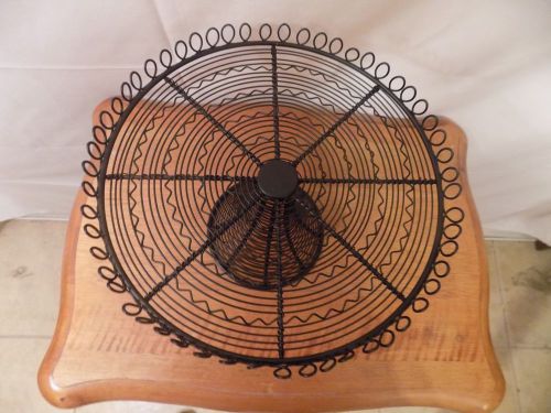 Large Black Wire Cake Stand  10&#034; X  6.5&#034; Handmade