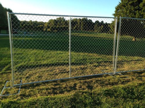 Chain link temporary construction fence panels-portable for sale