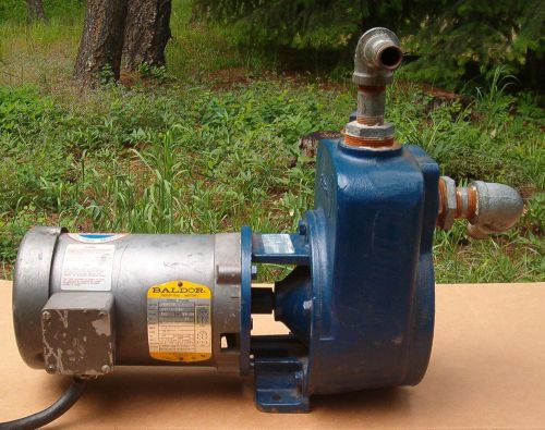 Jacuzzi pump with baldor 1 hp 3 phase industrial motor used very little vm8115 for sale