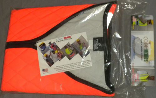 Cool medics unisex zippered cooling safety vest size 4x-large style mi863 for sale