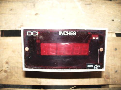 DCI 204C-06-16-25 INCH COUNTER METER 120V 4-20mA QUANTITY!!