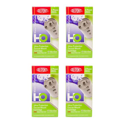FOUR Dupont 200 Gallon Faucet Mount Filter Cartridges, WF-FMC300X, 4 Phase, NEW