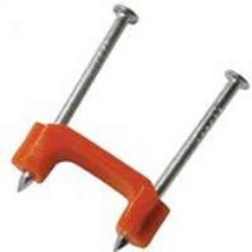 225-Piece Jar Of 1/2&#034; Orange Plastic Staples For 10 Gauge Wire Gardner Bender