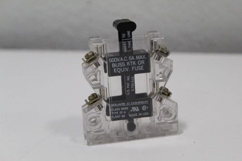 Square D Schneider Electric Double Fuse Holder 9999SF4 For type S, size 00-5
