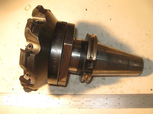 Unknown cat 50 shell mill holder&amp; carboloy r220.43-06.00-07w 6-3/4&#034; cutter (13) for sale