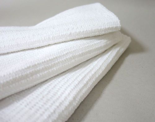 120 NEW WHITE RIBBED RESTAURANT BAR MOP MOPS KITCHEN TOWELS 32oz