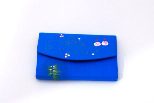 Thai Silk Business Card Holder Credit Card Box Case Handicraft Gift