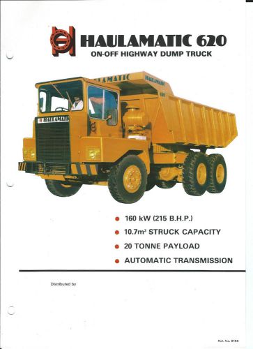Equipment Brochure - Haulamatic - 620 - On Off Highway Dump Haul Truck (E3113)