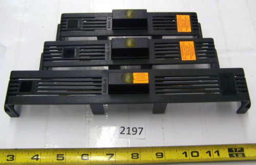 (2197) LOT OF 3 MIXED BUSSMANN FUSE COVERS