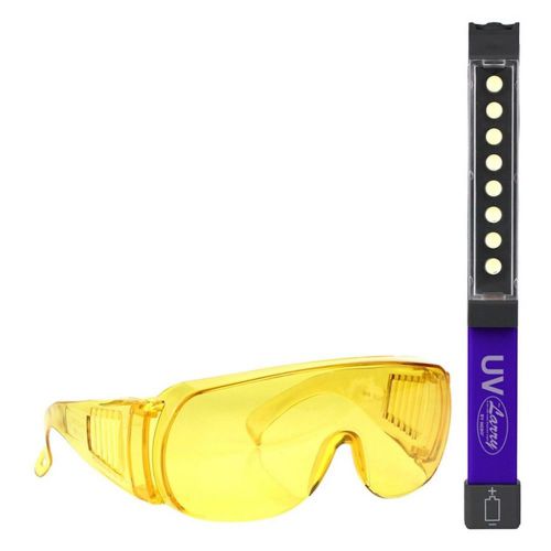 Nebo larry uv leak detection led light kit w/ glasses item# 5950 for sale
