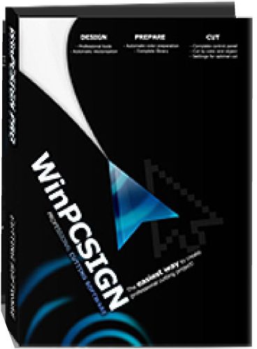 New cutting software winpcsign pro 2014 for signwarehouse vinyl cutter uscutter for sale