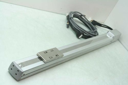 IAI Robo Cylinder RCP1-SA6-I-PM-12 Screw Actuator w Drive Cables 600mm Travel