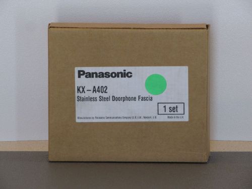 NEW Panasonic KX-A402 Stainless Steel Doorphone Fascia for KX-T7775 Door Phone