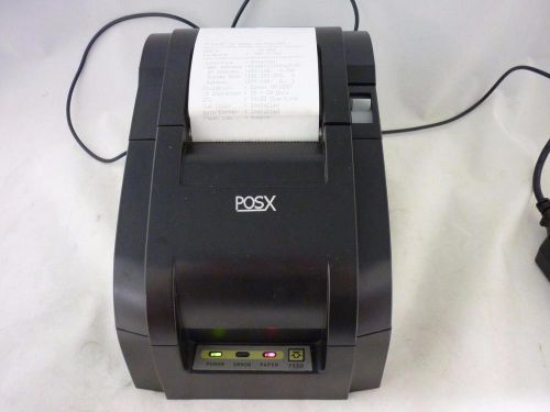 Pos-x evo impact, receipt printer, power supply included, free usa ship!! for sale