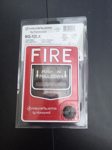 NEW Fire-Lite by Honewell BG-12LX Addressable Pull Station Fire Alarm Security