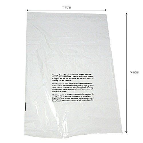 ES Global 500 (9&#034;x12&#034;)(11&#034;X14&#034;)(12&#034;X18&#034;) Clear Peal and Seal 1.5 Mil Poly Bags