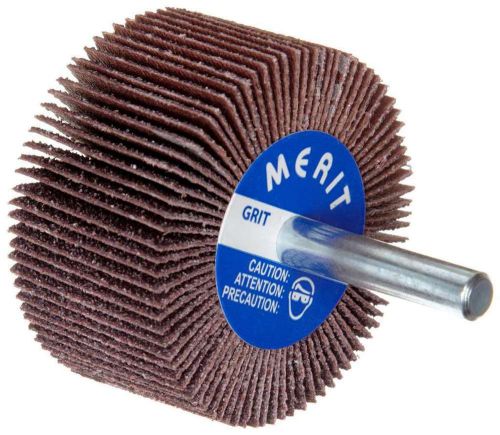 Merit High Performance Mandrel-Mounted Mini Grind-O-Flex Abrasive Flap Wheel, Ro