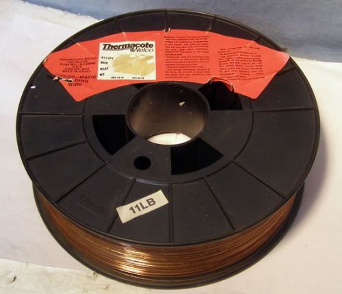 ** thermacote by welco -- mig welding wire - 11 lb - copper - new, unused spool for sale