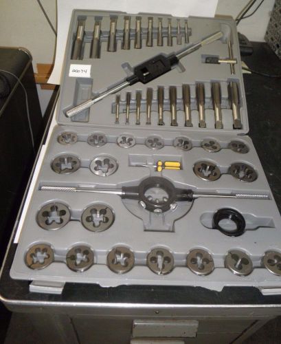 Alloy steel 45 pc tap &amp; die set. pic#20074 for sale