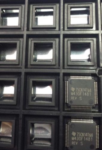 LOT OF 10 PCS. TEXAS INSTRUMENTS MSP430F1481IPM 16-BIT, FLASH, 8 MHz