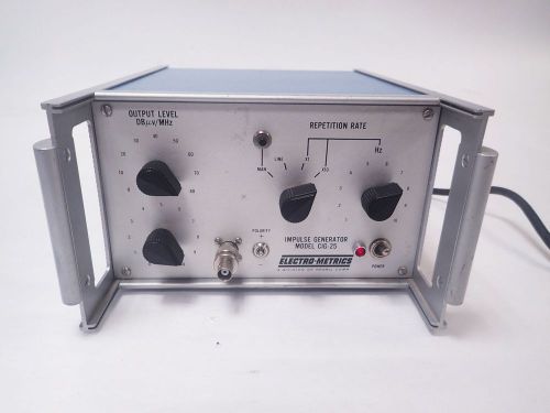 Electro-metrics cig-25 impuse generator tested for sale