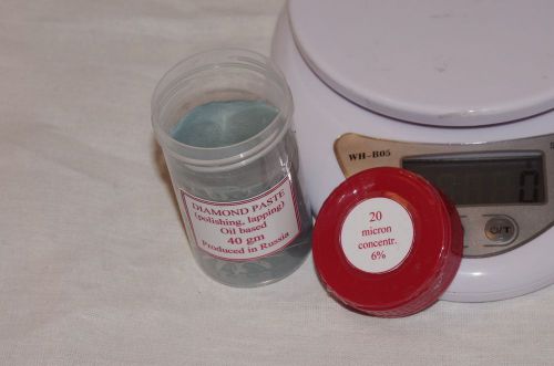 Diamond polishing and lapping paste 20.0 micron 40 gram for sale