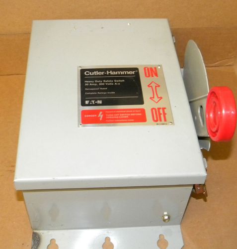 Cutler hammer dh361udk safety switch for sale