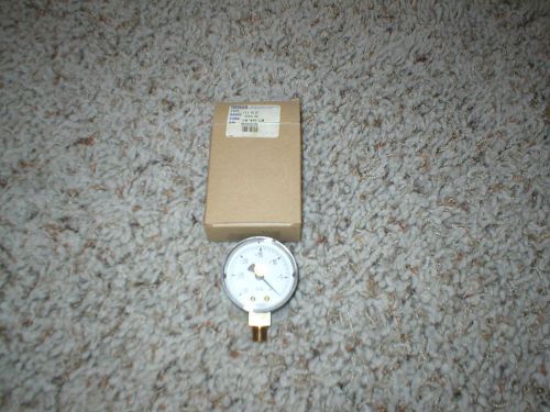 NEW IN BOX, WIKA -0-30 in.Hg VACUUM PRESSURE GAUGE WITH 1 3/4&#034; FACE