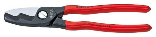 Knipex 9511200 8&#034; cable shears with twin cutting edge for sale