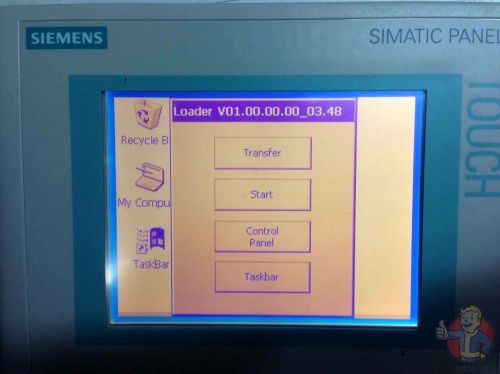 Siemens simatic touch panel TP177B DP-6 MSTN