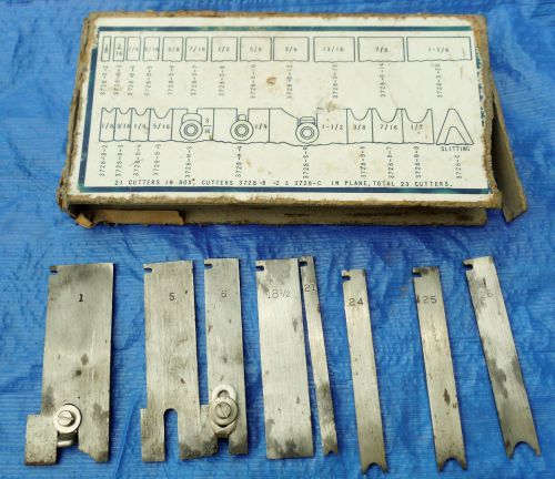 Vintage Partial Set of Shaper Blades for woodworking Tools (8 pcs)