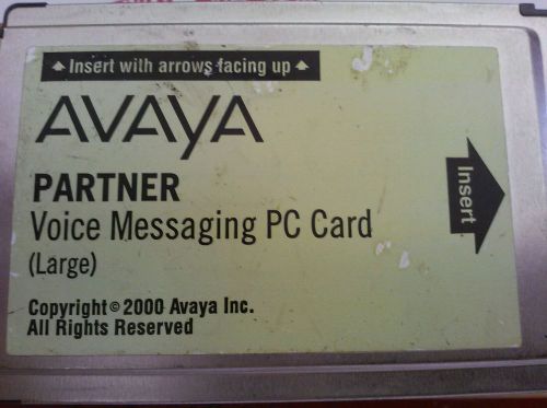 Avaya Lucent Partner ACS Voice Messaging PC Card Large CWD4