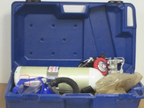 Survivair 30 minute self-contained breathing apparatus w/hard polyethelene case for sale