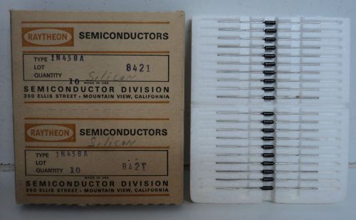 Nos raytheon semiconductors 1n458a silicon controlled rectifier diodes qty 10 for sale