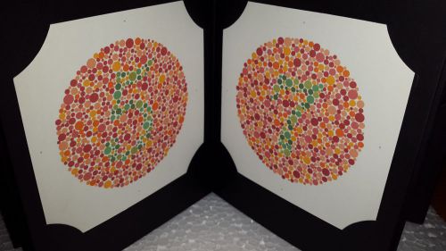 ISHIHARA TESTS BOOK 14 PLATES - FOR COLOR BLINDNESS TESTING