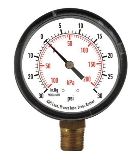 Pressure Gauge, Test Gauge Type, 0 to 3000 psi, 0 to 20,000 kPa Range, 3-1/2&#034;