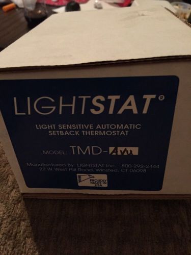 LightStat Light Sensing Automatic Night Setback Thermostat! Model# TMD-CVS ~NEW~