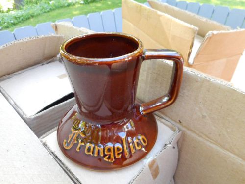 Frangelico Stoneware Coffee Mugs Case of 6 New Stock NIB