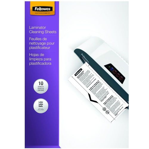 Fellowes Laminator Cleaning Sheets 10 per Pack (5320603) Classic 1 - Pack