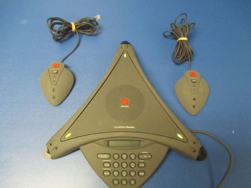 Polycom Sound Station Premier with Microphones and Wall Module, 2201-01900-001