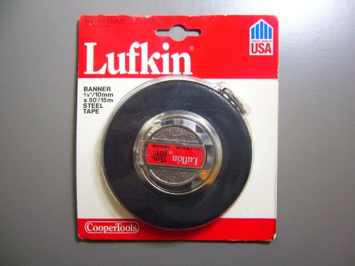 Lufkin HW223ME 3/8&#034; x 50&#039; Yellow Clad Steel Tape Measure