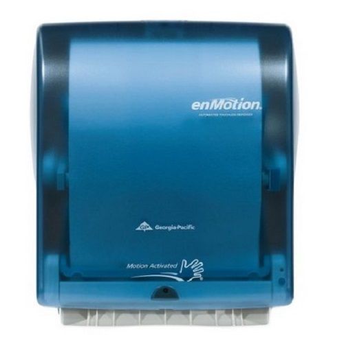 Georgia pacific  automatic touchless  towel dispenser ( translucent smoke ) new. for sale