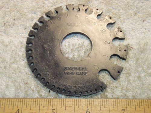 VINTAGE-COLLECTIBLE &#034;AMERICAN&#034; WIRE GAUGE / McGRATH-ST.PAUL / WINGS LOGO / USED