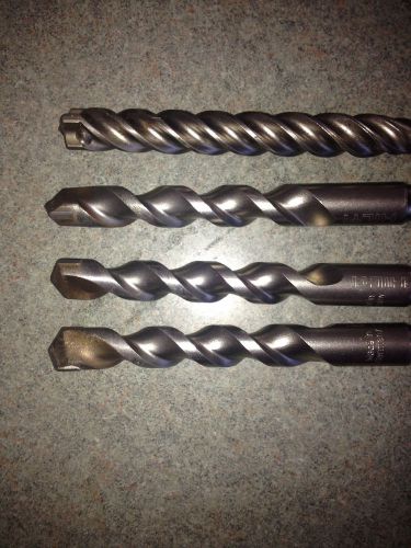 4 hilti sds drill bits used once