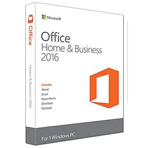 NEW SEALED  Microsoft Office Home and Business 2016 for Windows, For 1Windows PC