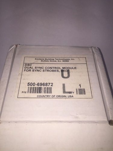 SIEMENS CONTROL MODULE FOR SYNC STROBES 500-696872, RED