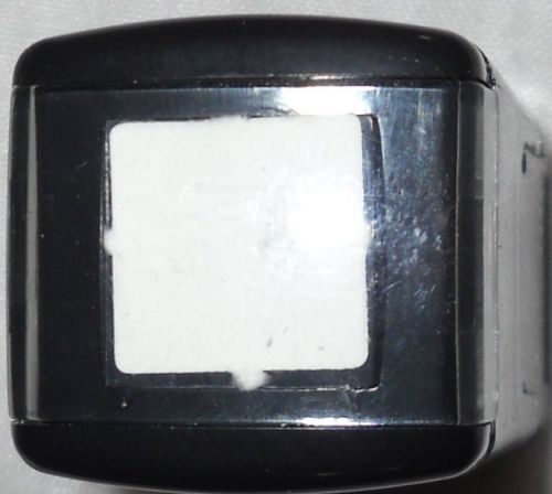 Self inking stamper, black tray, no rubber, selfink