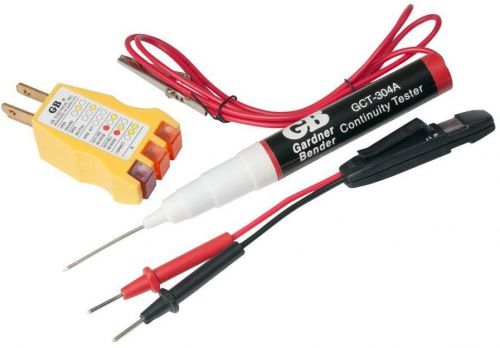 3 electrician tester tools kit with gct-304a continuity, grt-500a receptacle, for sale