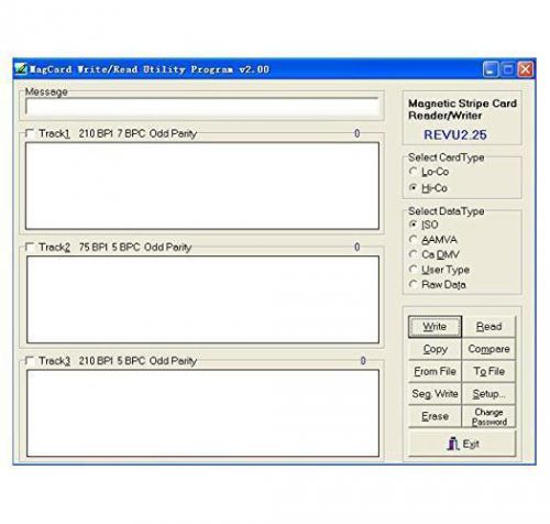 NEW Deftun MSR605 HiCo Magnetic Stripe Card Reader Writer Encoder MSR206