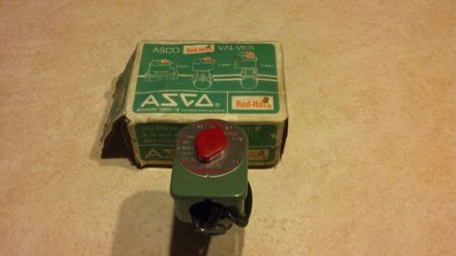 Asco red-hat solenoid valve 8320a19 1/4&#034; 24 vdc 3 way for sale